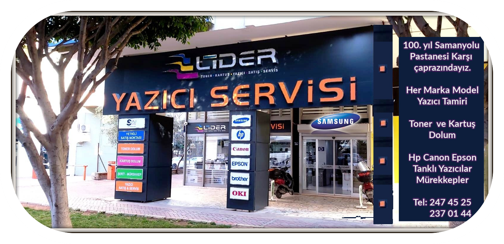  Lider Toner Kartuş Dolum Merkezi Antalya Samsung yazıcı servisi toner antalya